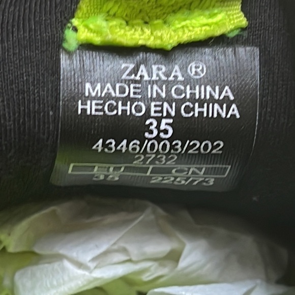 💜🤑 ZARA Toddler Slip On Sneakers Size EU 35 - Picture 8 of 9
